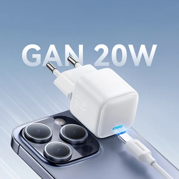 Joyroom JR-TCG08 GaN 20W Power Delivery Wall Charger - Whiteeng