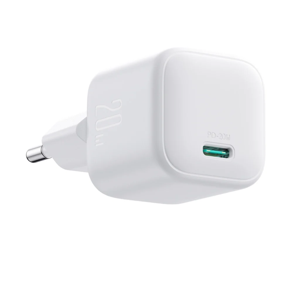 Joyroom JR-TCG08 GaN 20W Power Delivery Wall Charger - Whiteeng