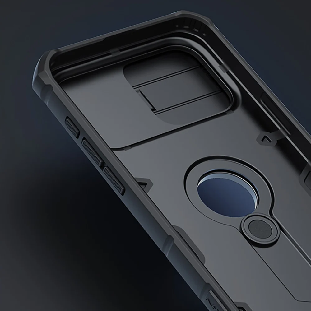 Nillkin CamShield Armor Case for iPhone 15 Pro Max - Blackeng