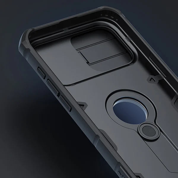 Nillkin CamShield Armor Case for iPhone 15 Pro Max - Blackeng