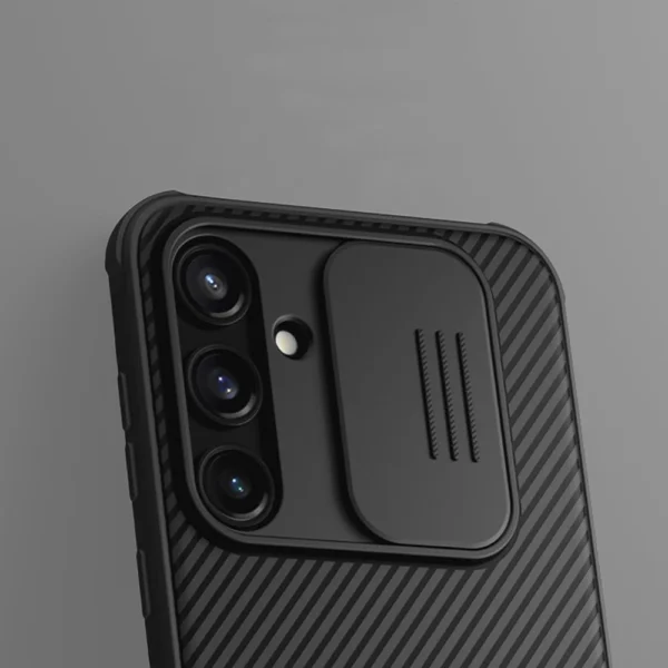 Nillkin CamShield Pro Case for Samsung Galaxy A55 with Camera Cover - Blackeng