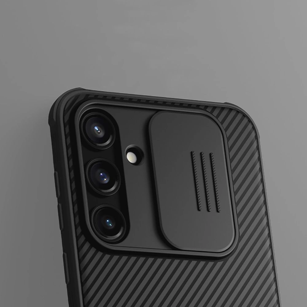 Nillkin CamShield Pro Case for Samsung Galaxy A55 with Camera Cover - Blackeng
