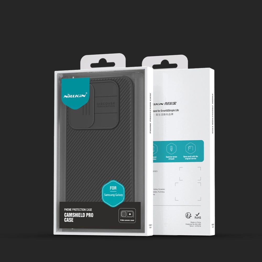 Nillkin CamShield Pro Case for Samsung Galaxy A55 with Camera Cover - Blackeng