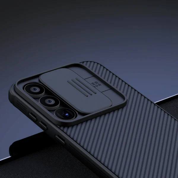 Nillkin CamShield Pro Case for Samsung Galaxy A55 with Camera Cover - Blackeng