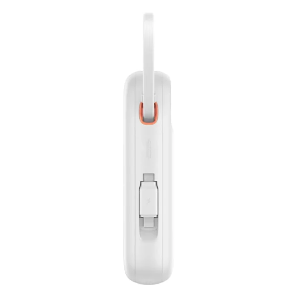 Baseus QPow 2 30W 10000mAh Power Bank with Built-in USB-C Cables - Whiteeng