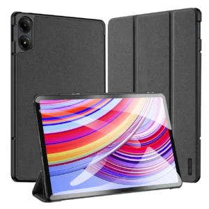Dux Ducis Domo Case with Flip and Smart Sleep for Xiaomi Redmi Pad Pro (4G/5G)/Poco Pad 12.1 - Blackeng