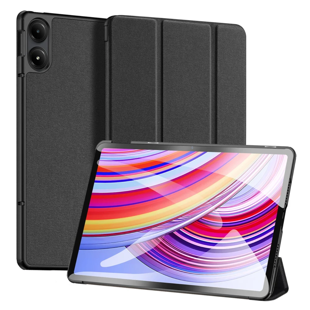 Dux Ducis Domo Case with Flip and Smart Sleep for Xiaomi Redmi Pad Pro (4G/5G)/Poco Pad 12.1 - Blackeng