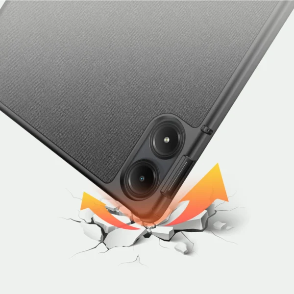 Dux Ducis Domo Case with Flip and Smart Sleep for Xiaomi Redmi Pad Pro (4G/5G)/Poco Pad 12.1 - Blackeng