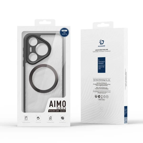 Dux Ducis Aimo Mag case with MagSafe for Huawei Pura 70 - blackeng