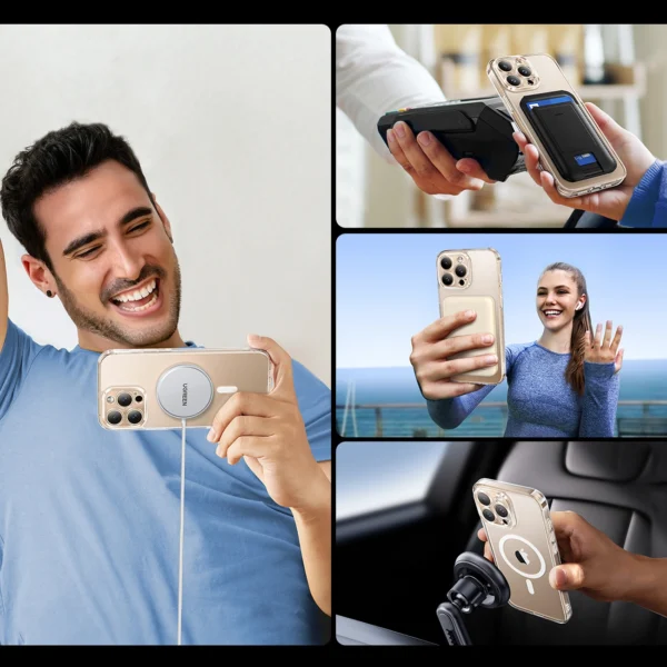 Ugreen Classy Clear Magnetic Case for iPhone 16 Pro - Transparenteng