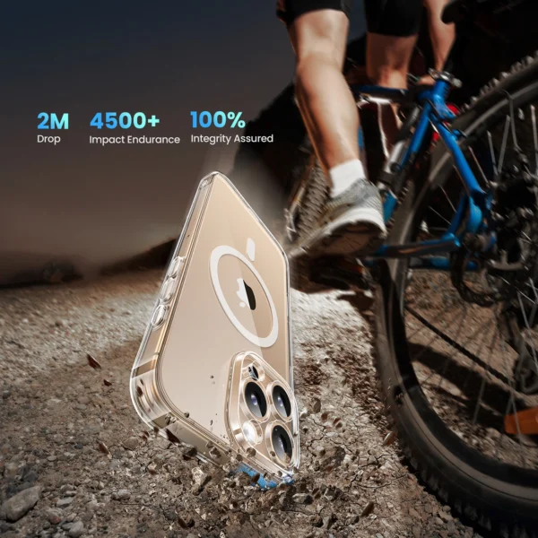 Ugreen Classy Clear Magnetic Case for iPhone 16 Pro Max - Transparenteng