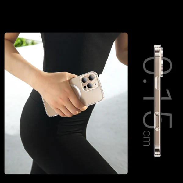 Ugreen Classy Clear Magnetic Case for iPhone 16 Pro Max - Transparenteng