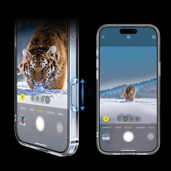 Ugreen Classy Clear Magnetic iPhone 16 Case - Transparenteng