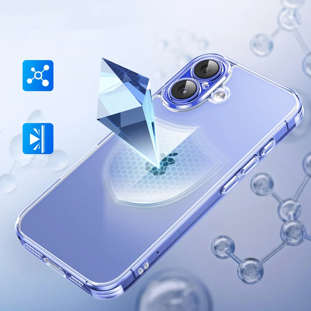 Ugreen Classy Clear Protective Case for iPhone 16 - Transparenteng