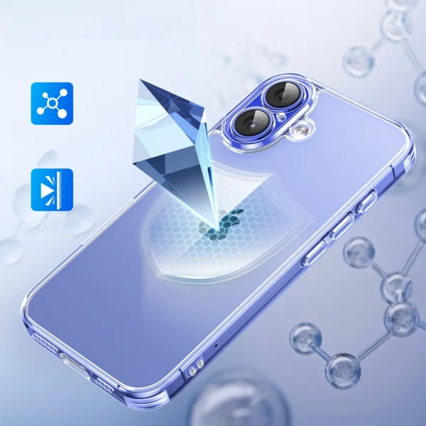 Ugreen Classy Clear Protective Case for iPhone 16 - Transparenteng