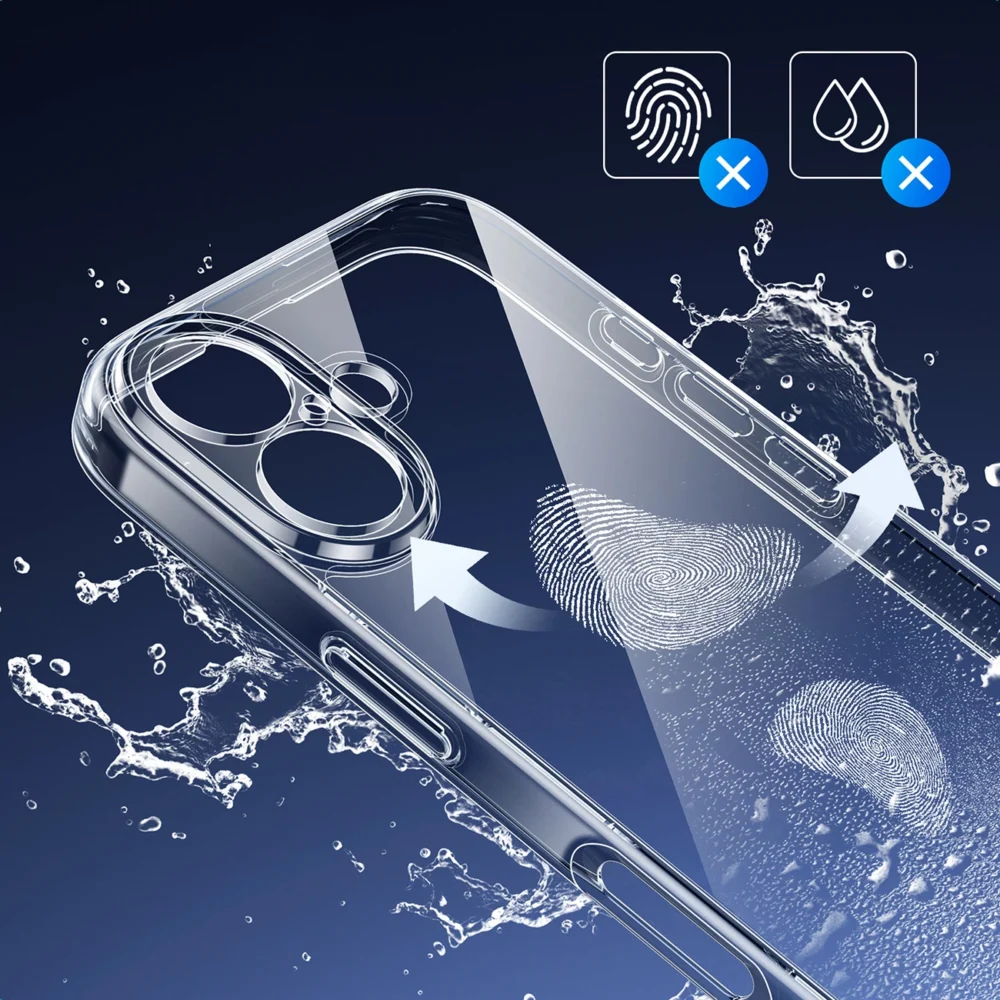 Ugreen Classy Clear Protective Case for iPhone 16 - Transparenteng