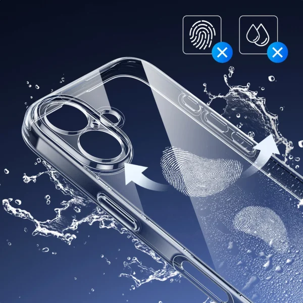 Ugreen Classy Clear Protective Case for iPhone 16 - Transparenteng