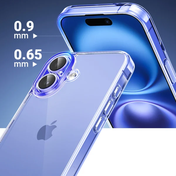 Ugreen Classy Clear Protective Case for iPhone 16 - Transparenteng