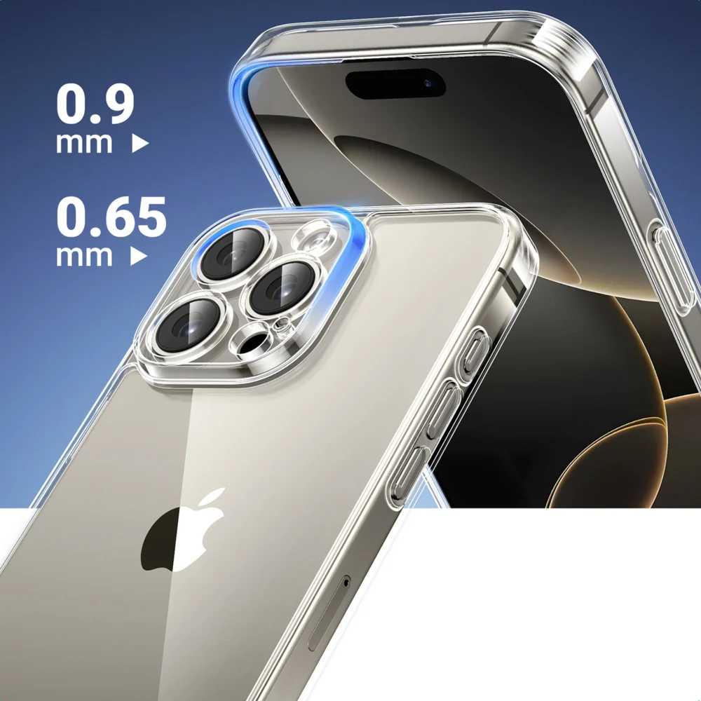 Ugreen Classy Clear Protective Case for iPhone 16 Pro - Transparenteng