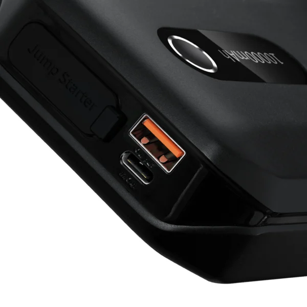 Jumpstarter Baseus Power Starter Booster 10000mAh 12V (1000A / 500A) + Crocodile Cables Black (C00245501113-00)eng