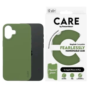 CARE by PanzerGlass Fashion Case iPhone 16 Plus 6.7" green/green MagSafe 1387eng