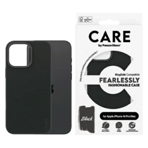 CARE by PanzerGlass Fashion Case iPhone 16 Pro Max 6.9" black/black MagSafe 1380eng