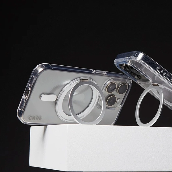 CARE by PanzerGlass Feature Kickstand Case iPhone 16 6.1" silver/silver MagSafe 1325eng