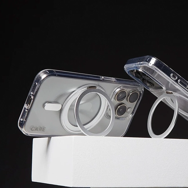 CARE by PanzerGlass Feature Kickstand Case iPhone 16 Pro 6.3" silver/silver MagSafe 1326eng