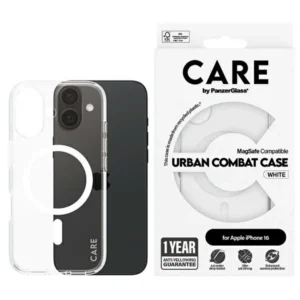CARE by PanzerGlass Flagship Case iPhone 16 6.1" white/white MagSafe 1337eng