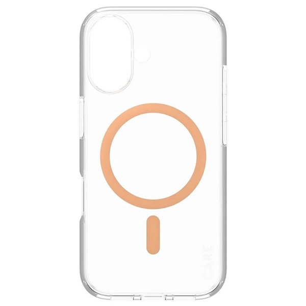 CARE by PanzerGlass Flagship Case iPhone 16 6.1" peach/peachy MagSafe 1373eng