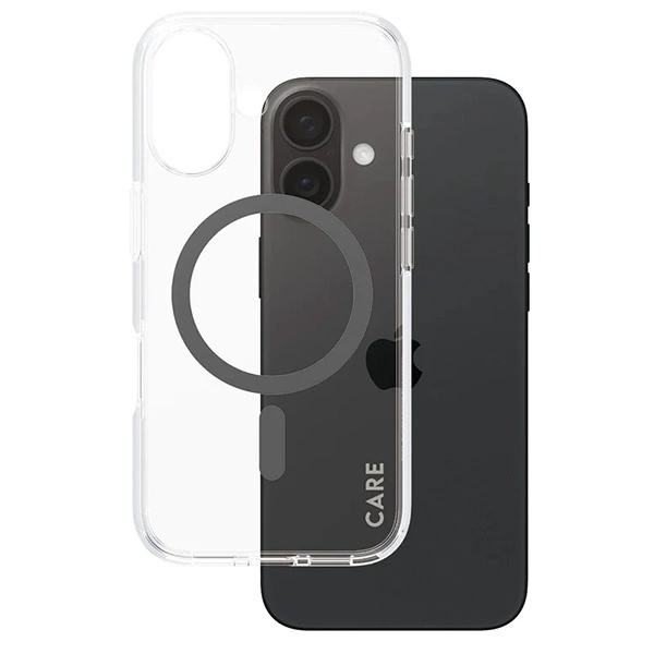 CARE by PanzerGlass Flagship Case iPhone 16 6.1" black/black MagSafe 1345eng