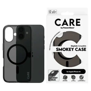 CARE by PanzerGlass Flagship Case iPhone 16 6.1" smoke/smokey MagSafe 1349eng
