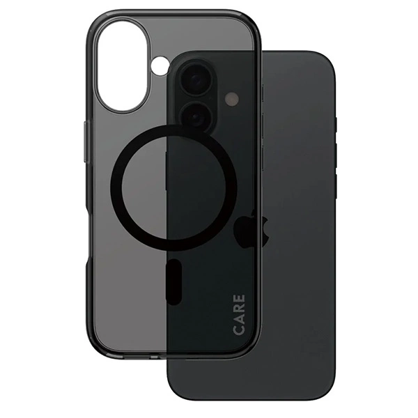 CARE by PanzerGlass Flagship Case iPhone 16 6.1" smoke/smokey MagSafe 1349eng