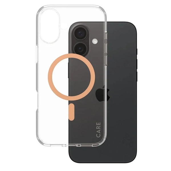 CARE by PanzerGlass Flagship Case iPhone 16 Plus 6.7" peach/peachy MagSafe 1375eng