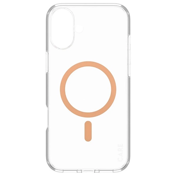 CARE by PanzerGlass Flagship Case iPhone 16 Plus 6.7" peach/peachy MagSafe 1375eng