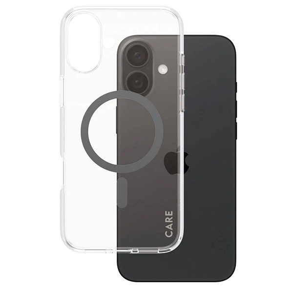 CARE by PanzerGlass Flagship Case iPhone 16 Plus 6.7" black/black MagSafe 1347eng