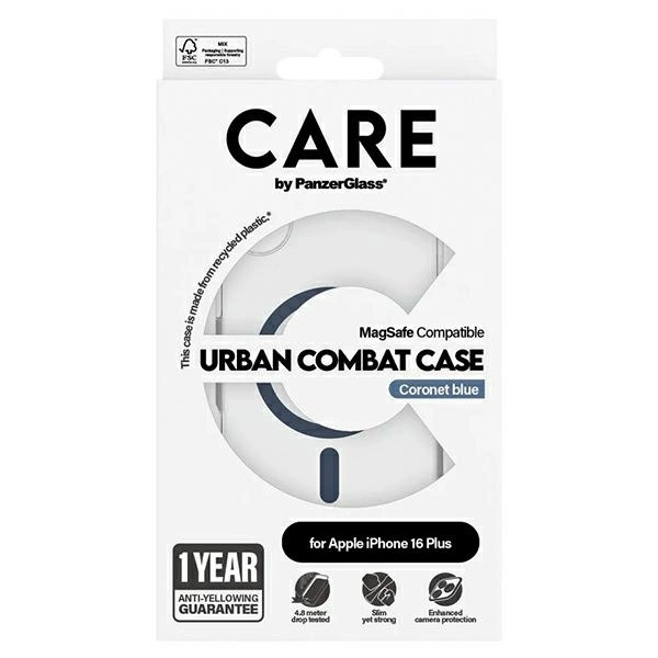 CARE by PanzerGlass Flagship Case iPhone 16 Plus 6.7" blue/blue MagSafe 1367eng