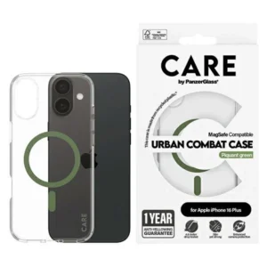 CARE by PanzerGlass Flagship Case iPhone 16 Plus 6.7" green/green MagSafe 1371eng