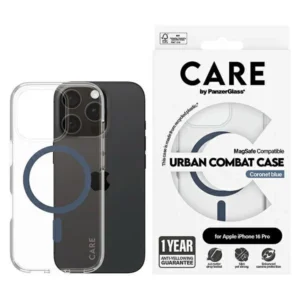 CARE by PanzerGlass Flagship Case iPhone 16 Pro 6.3" blue/blue MagSafe 1366eng