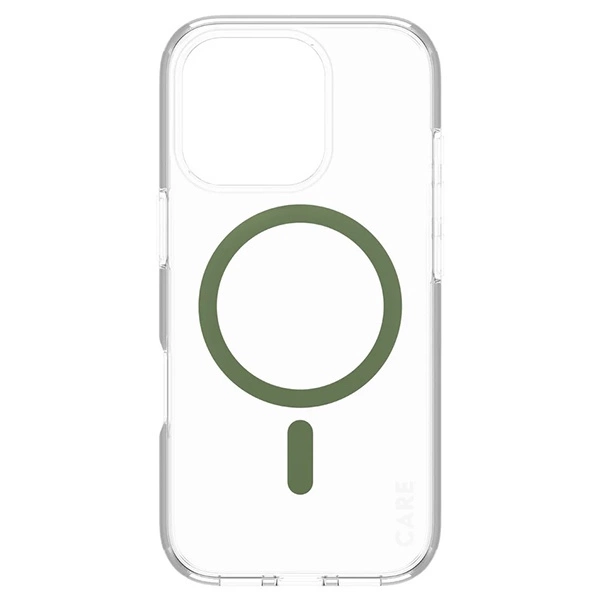 CARE by PanzerGlass Flagship Case iPhone 16 Pro 6.3" green/green MagSafe 1370eng