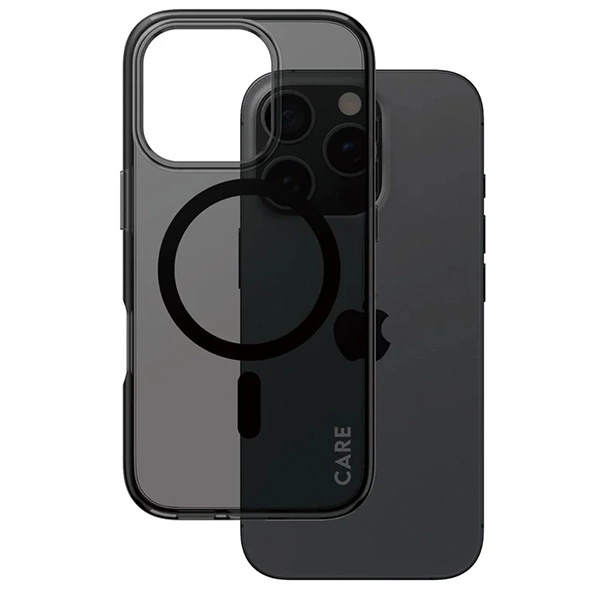 CARE by PanzerGlass Flagship Case iPhone 16 Pro 6.3"" smoke/smokey MagSafe 1350eng