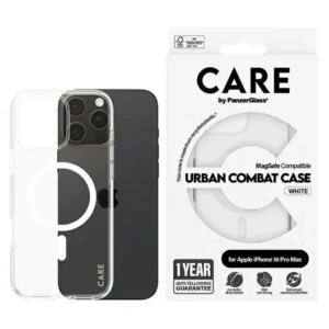 CARE by PanzerGlass Flagship Case iPhone 16 Pro Max 6.9" white/white MagSafe 1340eng