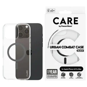 CARE by PanzerGlass Flagship Case iPhone 16 Pro Max 6.9" black/black MagSafe 1348eng