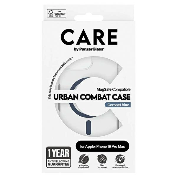 CARE by PanzerGlass Flagship Case iPhone 16 Pro Max 6.9" blue/blue MagSafe 1368eng