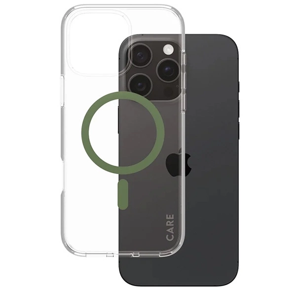 CARE by PanzerGlass Flagship Case iPhone 16 Pro Max 6.9" green/green MagSafe 1372eng