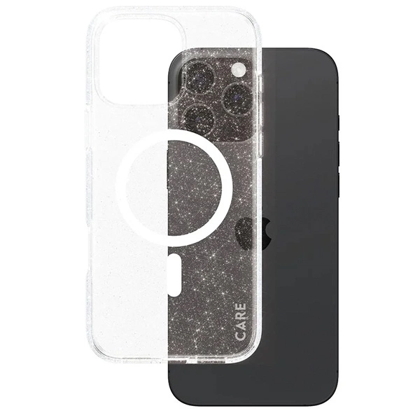 177880_2 CARE by PanzerGlass Flagship Star Lit Case iPhone 16 Pro Max 6.9" white/white MagSafe 1344eng
