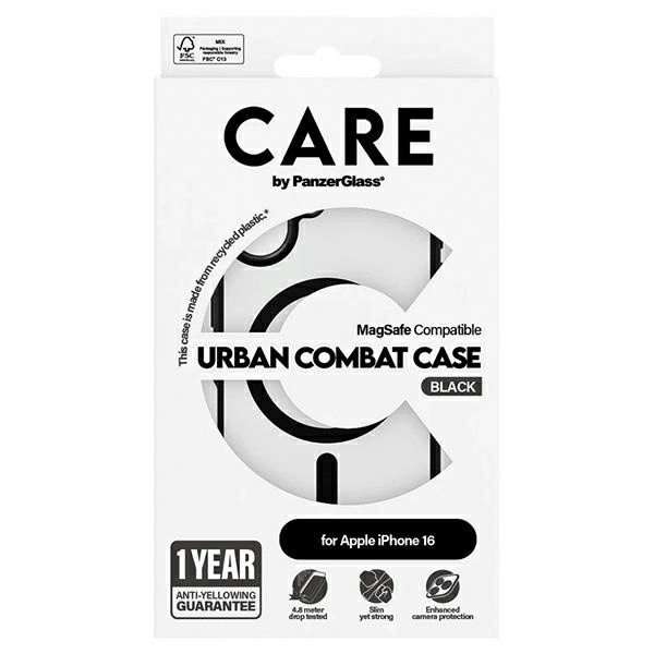 CARE by PanzerGlass Flagship Urban Case iPhone 16 6.1" MagSafe 1357eng