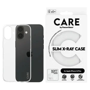 CARE by PanzerGlass X-Ray Soft Basic Case iPhone 16 Plus 6.7" transparent 1443eng