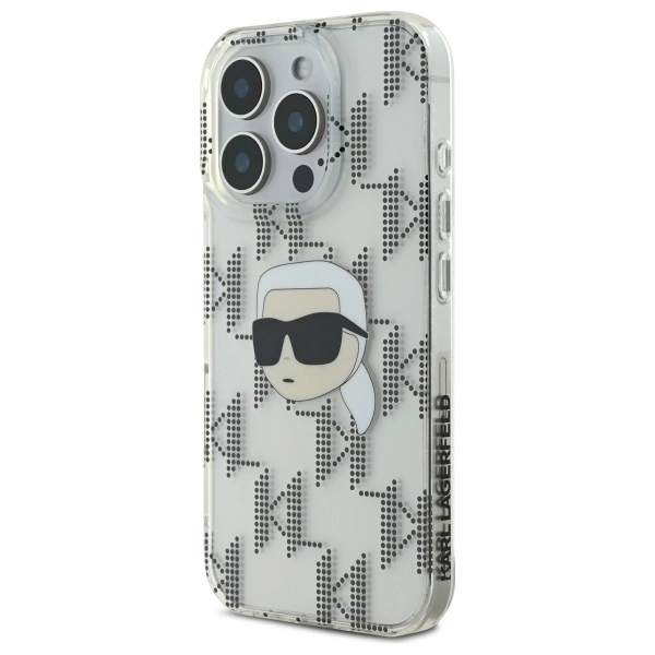 Karl Lagerfeld IML Karl Head Electroplated Case for iPhone 16 Pro Max - Cleareng