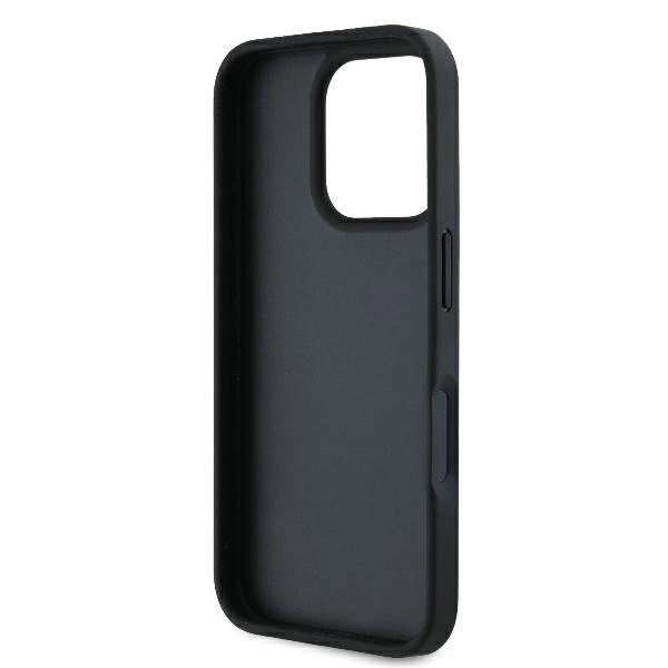 Karl Lagerfeld Cardslots Monogram iPhone 16 Pro Max Case - Blackeng
